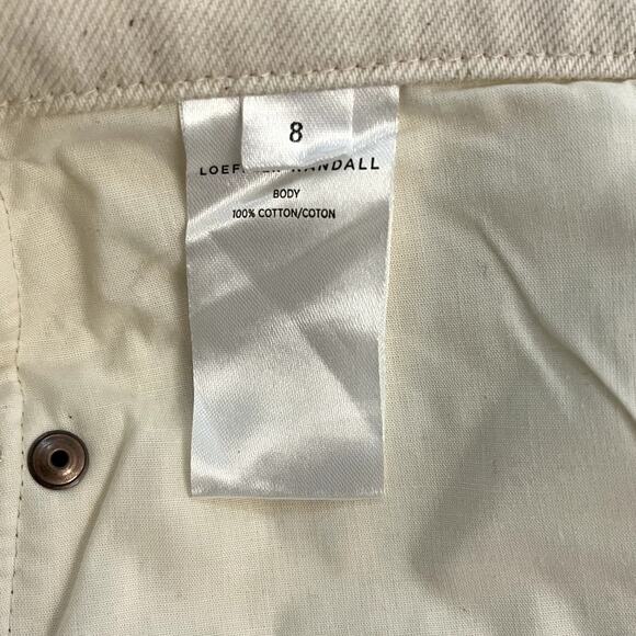 Loeffler Randall Demi Embroidered Pant Natural - Picture 6 of 9